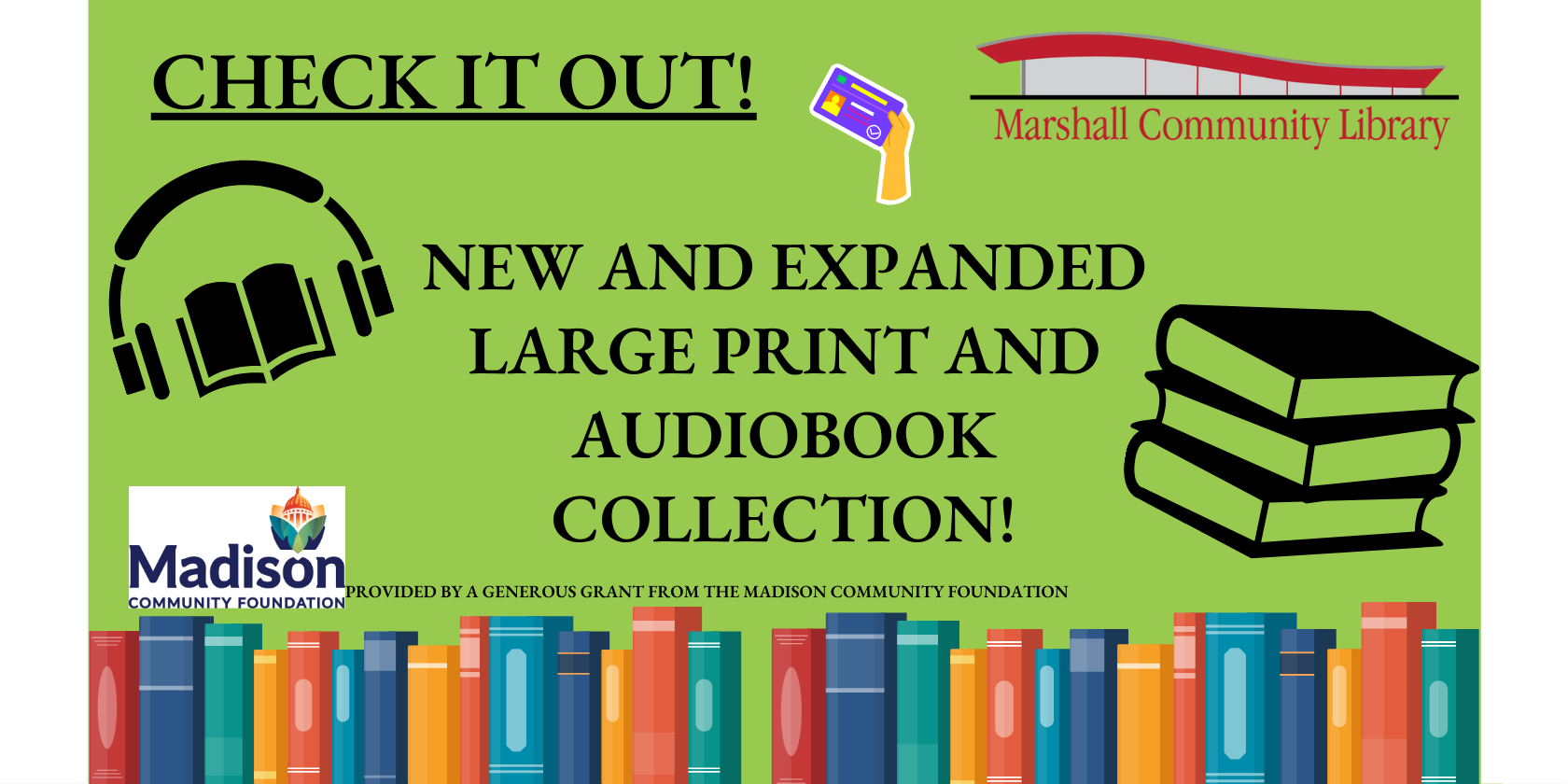 New Large Print and Audiobooks