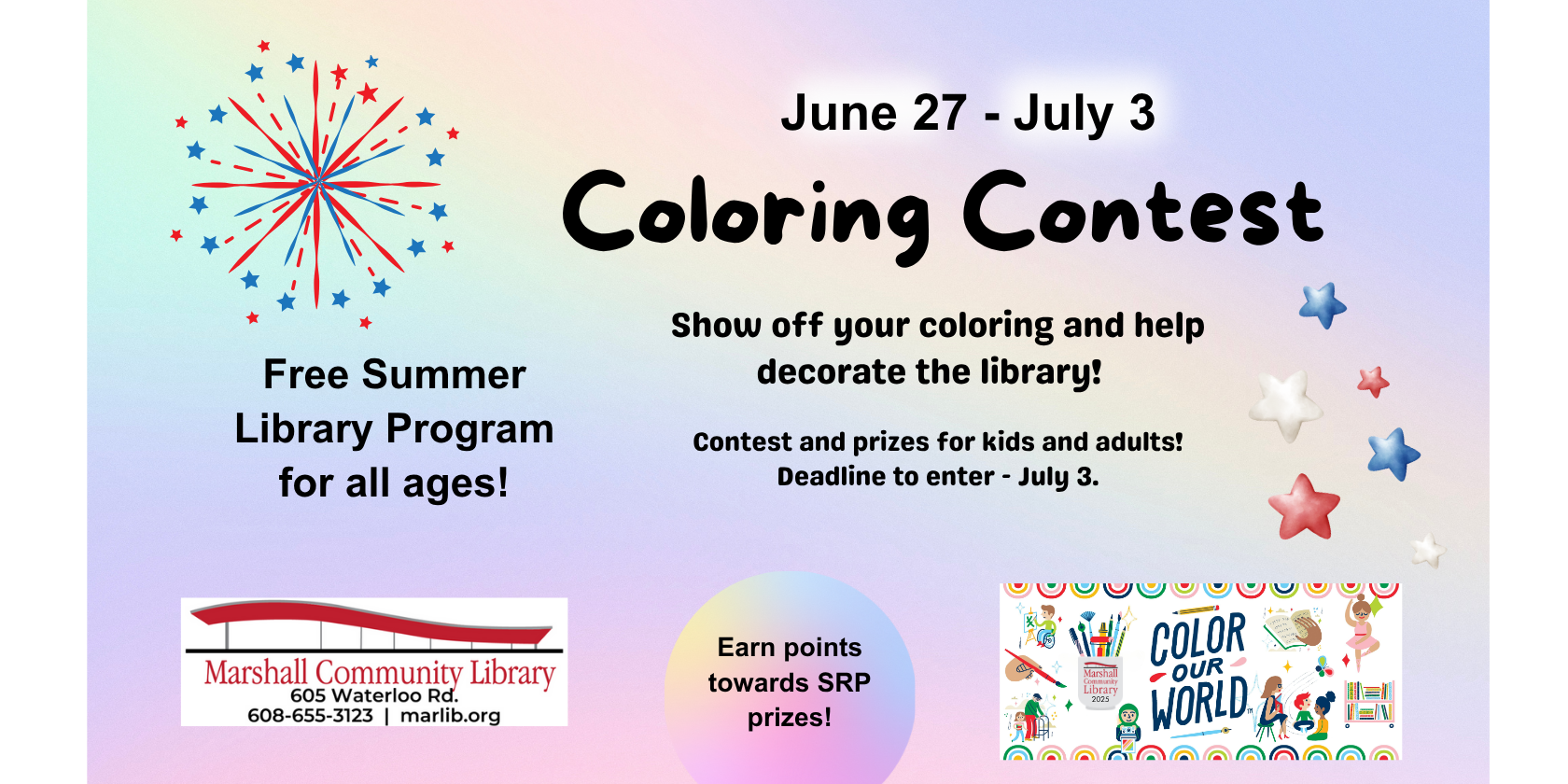 Coloring Contest June 27th through July 3rd